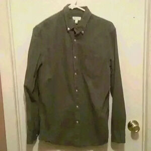 Sonoma Life Style Gray Long Sleeve Button Shirt - Size Small